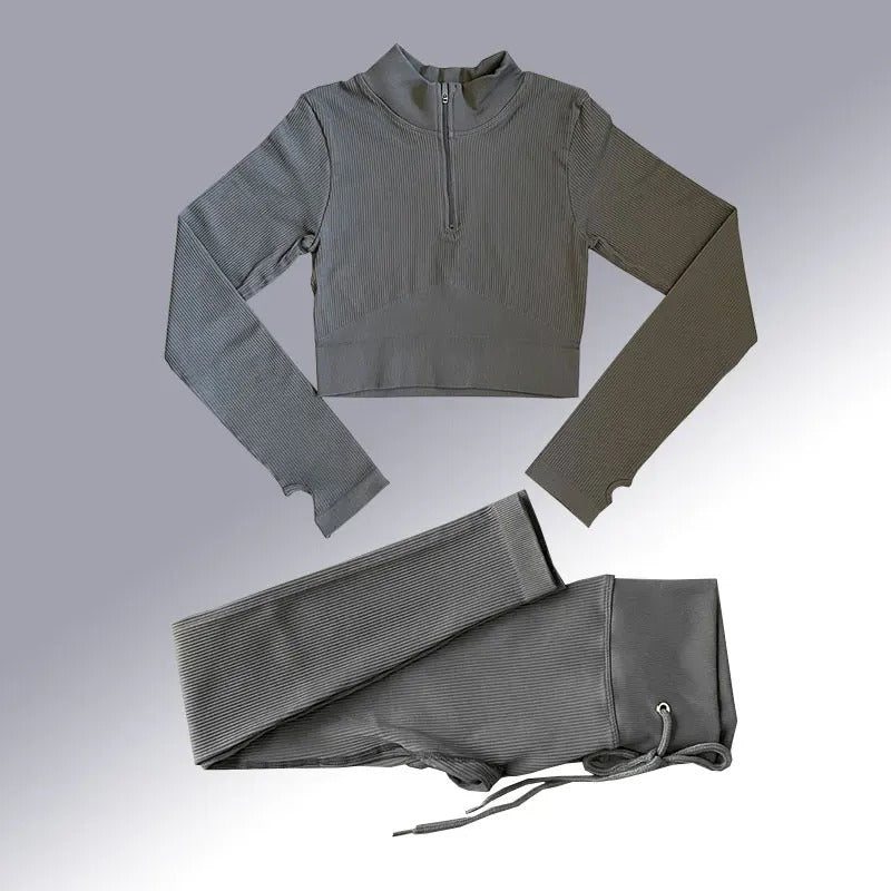 Nahtloses Yoga-Set für Damen