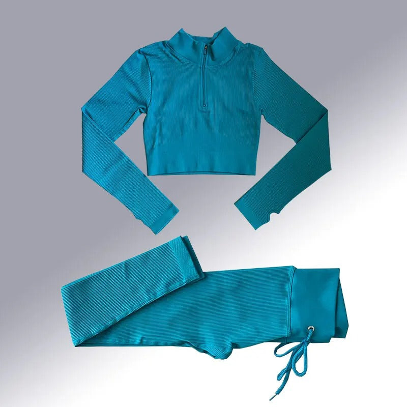 Nahtloses Yoga-Set für Damen