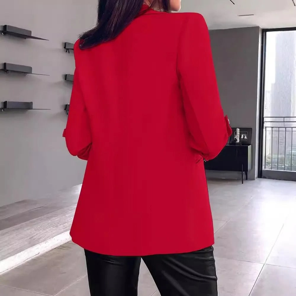 Damen Slim Cardigan Blazer