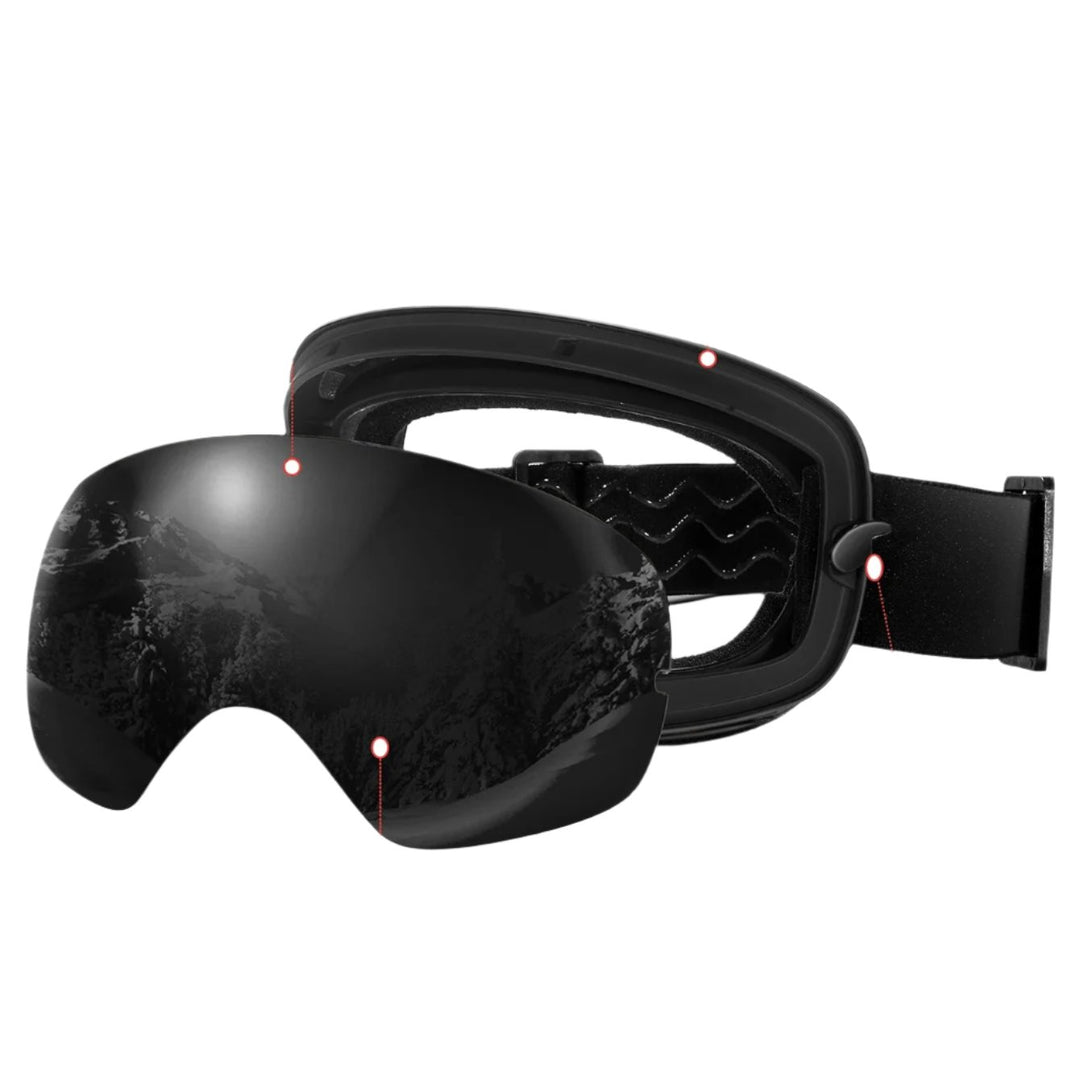 Doppellagige Anti-Beschlag-Skibrille