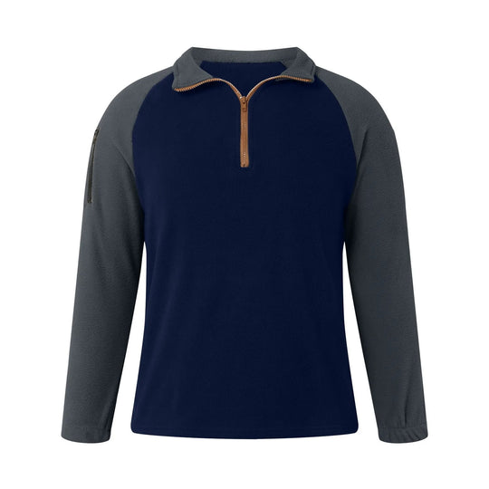 Herren Fleece-Kapuzenjacke