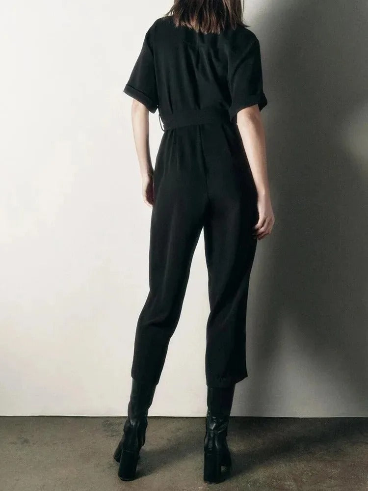 Kurzärmliger Overall für Frauen