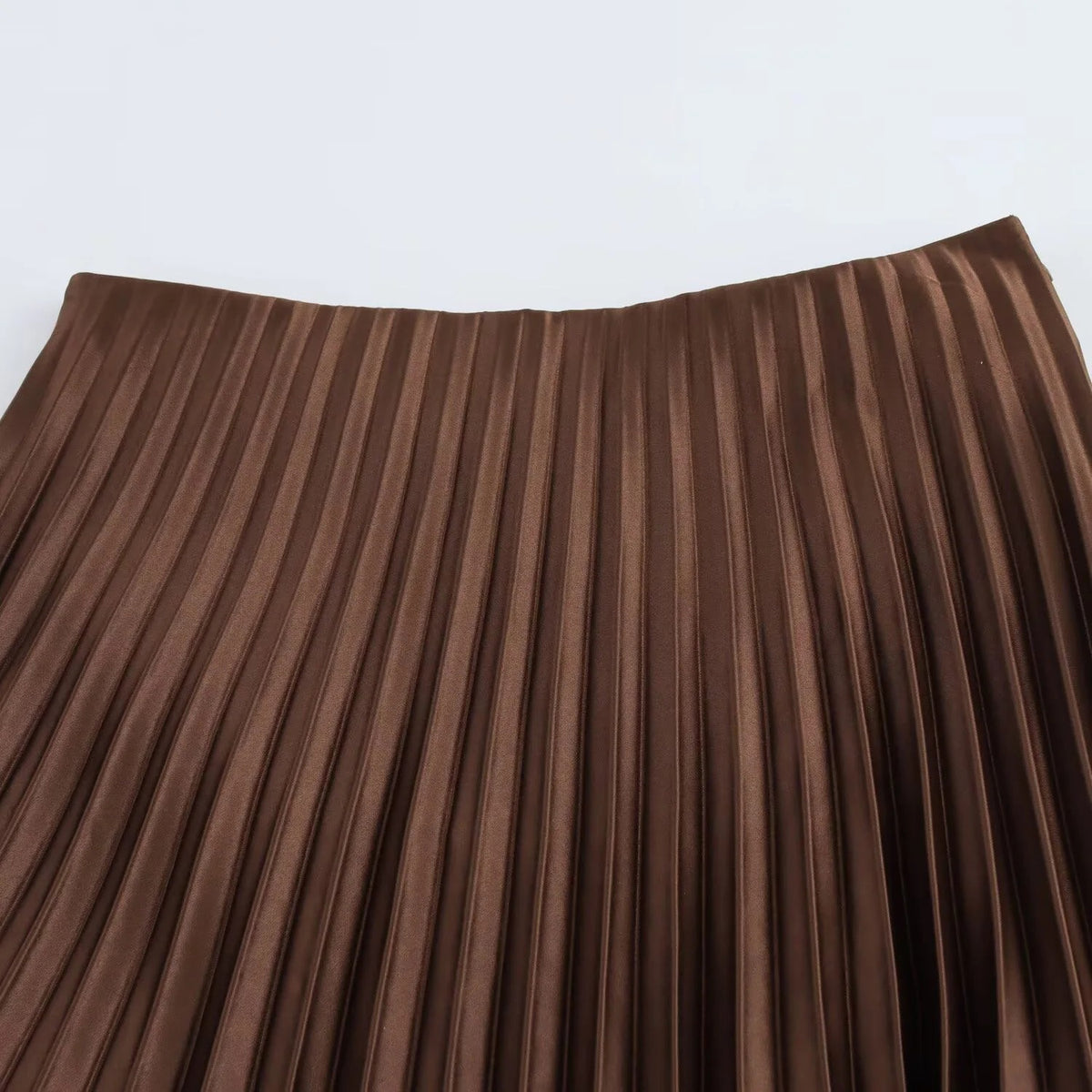 Damenrock mit hoher Taille und Falten