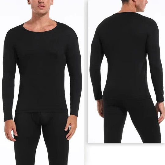 Fleece-Set aus Thermounterhemd und Leggings für Herren