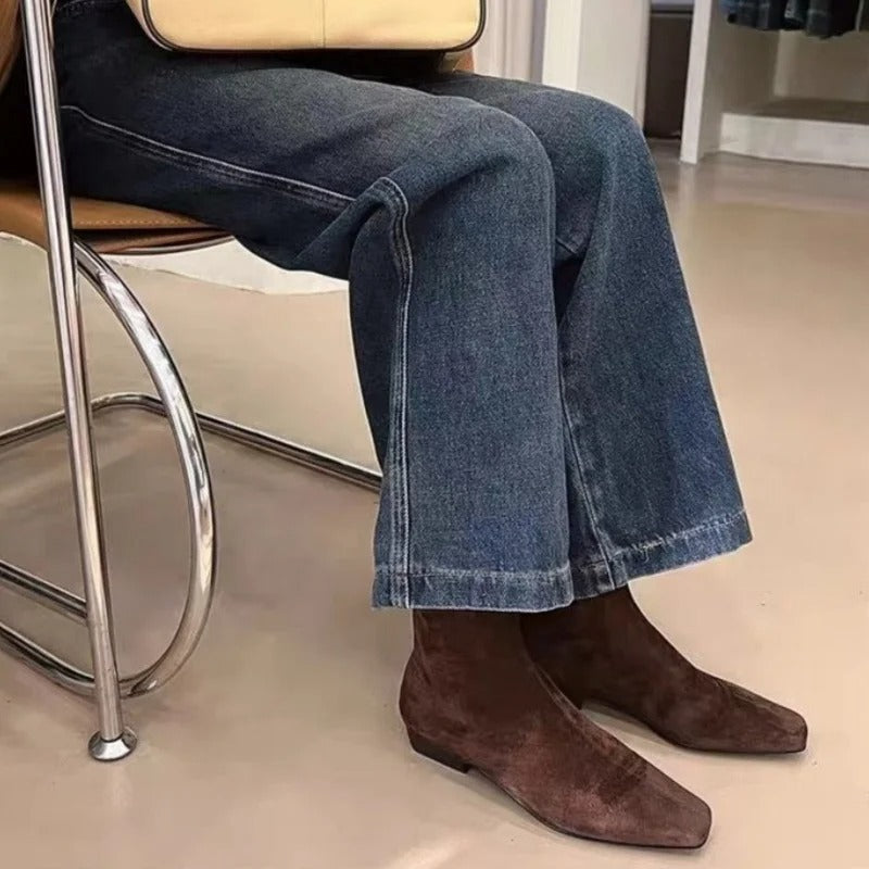 Wildlederstiefeletten für Frauen