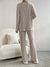 Damen Strick-Set Strick Winter V-Ausschnitt