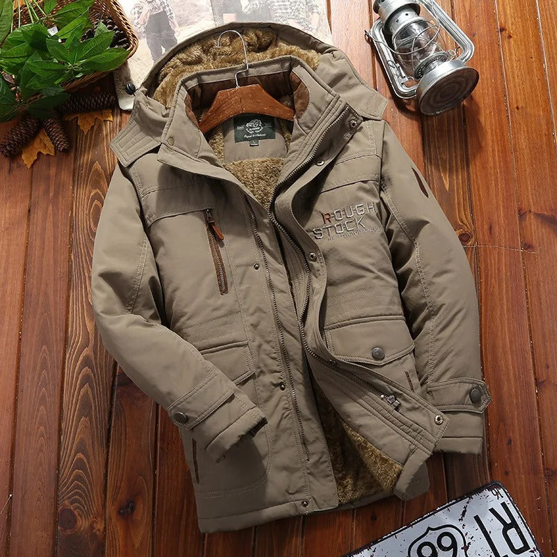 Mehrtaschen-Winterjacke für Männer