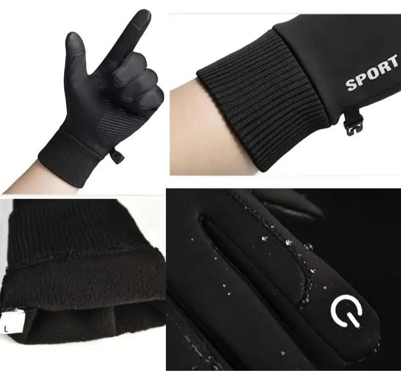 Vollfinger Touchscreen Fleece Handschuhe