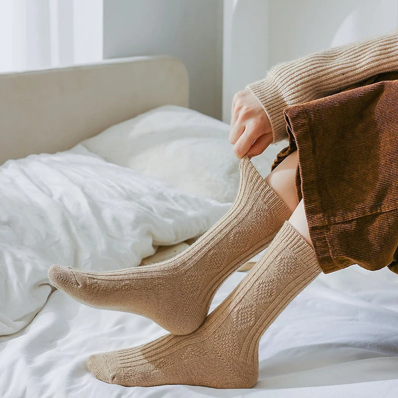 3 Paar/Set Damen Socken aus Kaschmirwolle