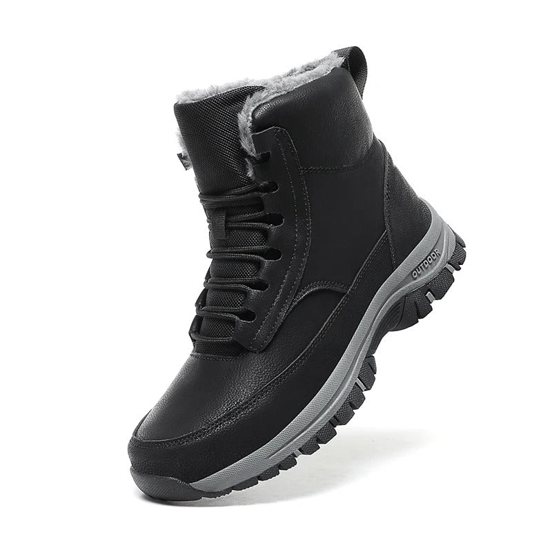 Herren Winter-Schneestiefel mit Fell