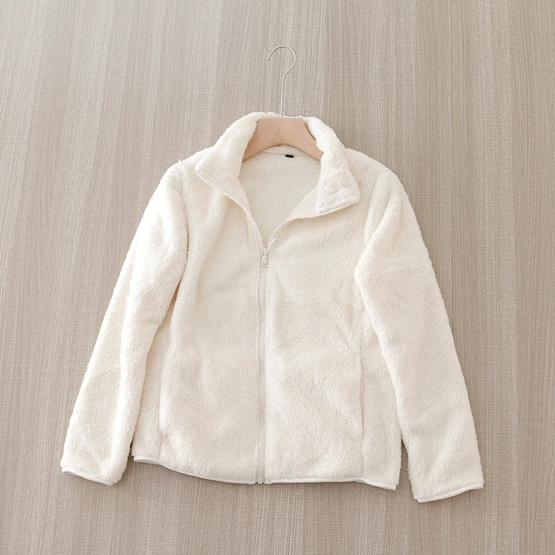 Doppelseitige Fleecejacke für Frauen