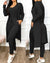 Overall und Jacke mit Tasche und Kordelzug
