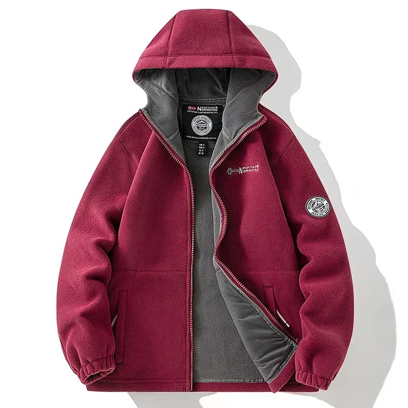 Kältebeständige Fleecejacke für Männer