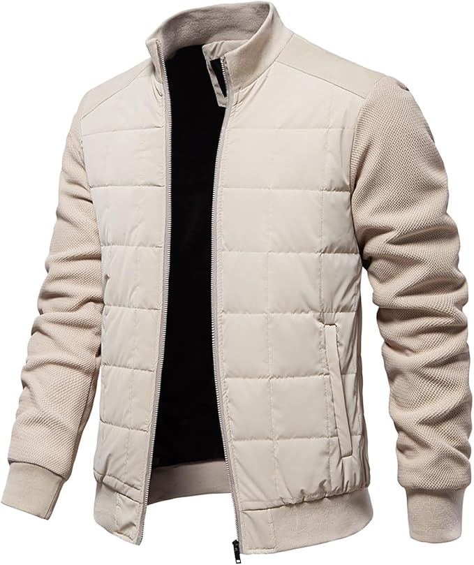 Dicke fleecegefütterte Jacke für Männer