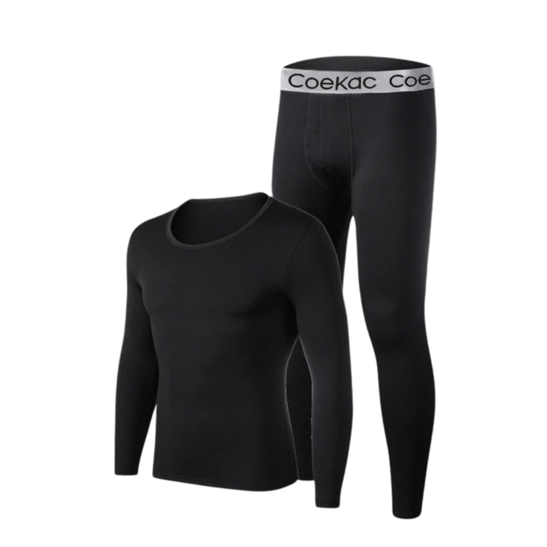 Fleece-Set aus Thermounterhemd und Leggings für Herren