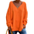 Grob gestrickter Pullover mit V-Ausschnitt
