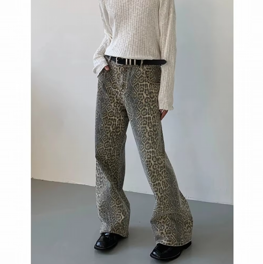 Leopard Damenhosen