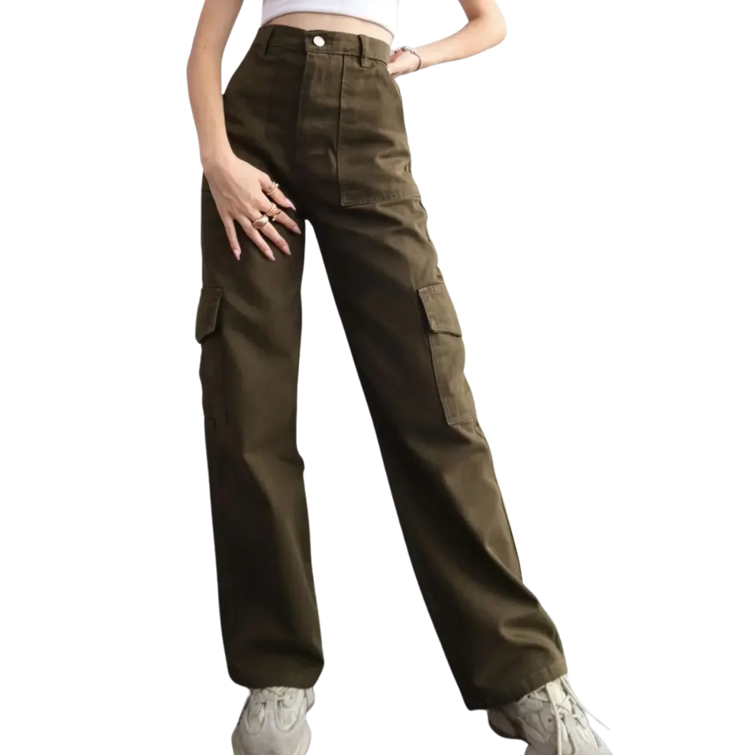 Multi Pocket Cargohose für Damen