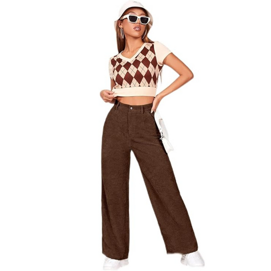 Lässige Retro-Hose für Damen