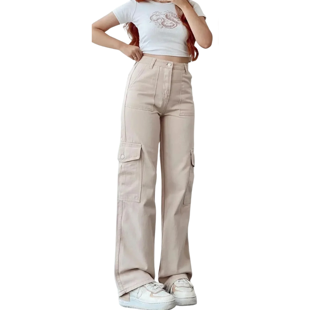 Multi Pocket Cargohose für Damen