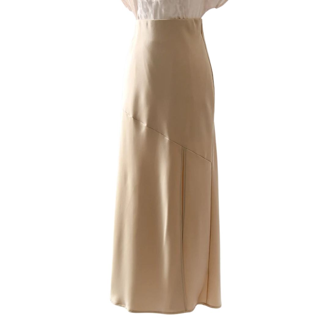 Schwarzer Bodyconrock aus Satin für Damen