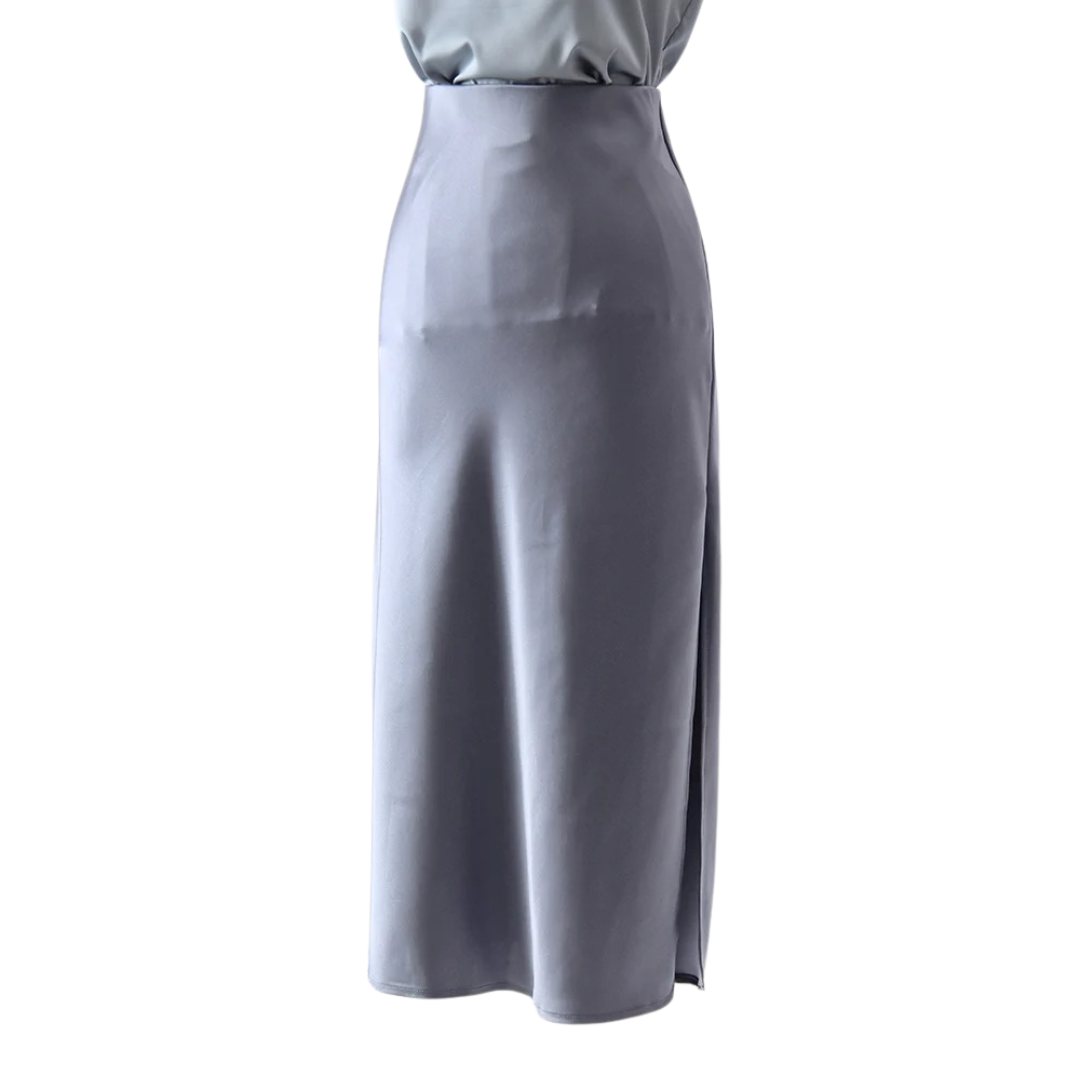 A-Linie Büro-Seitenrock für Damen