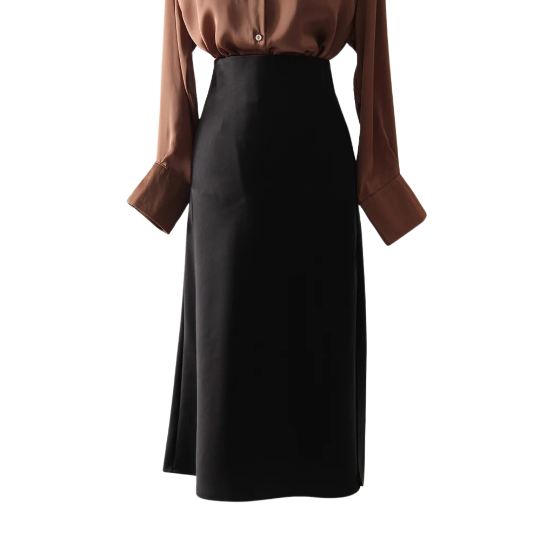 A-Linie Büro-Seitenrock für Damen