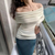 Strickrollkragenpullover für Damen