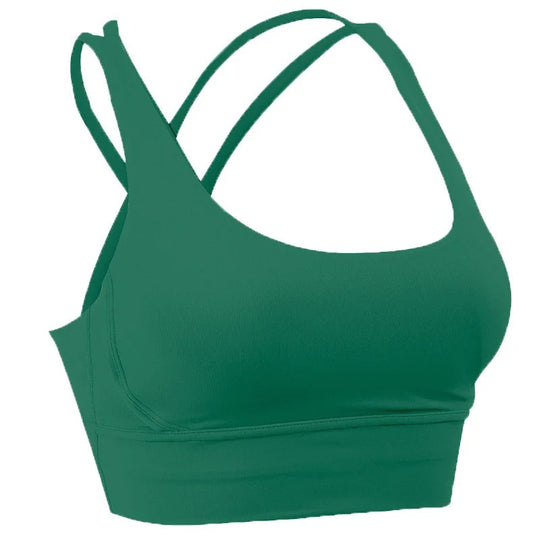 Atmungsaktiver Cross Back Sport-BH für Frauen