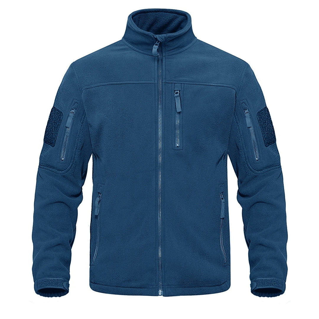 Herren-Fleece-Thermojacke mit durchgehendem Reißverschluss