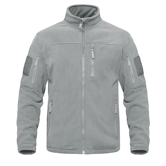 Herren-Fleece-Thermojacke mit durchgehendem Reißverschluss