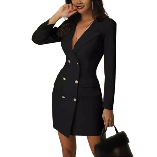Schlankes Blazerkleid für Frauen