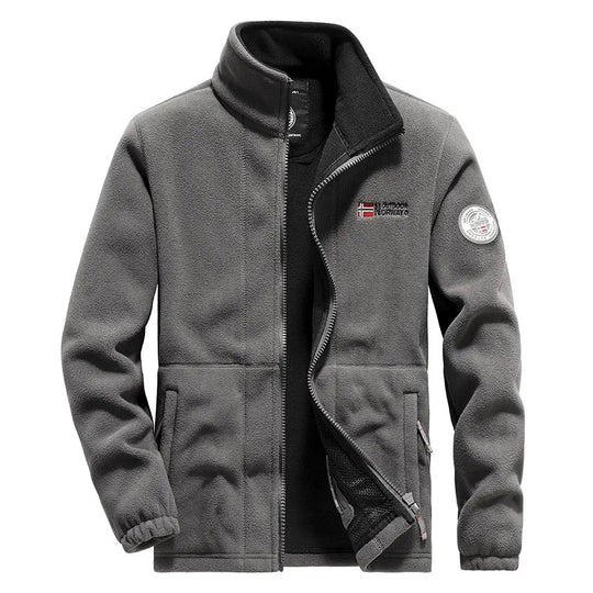 Herren Dicken Polar Fleece Jacke