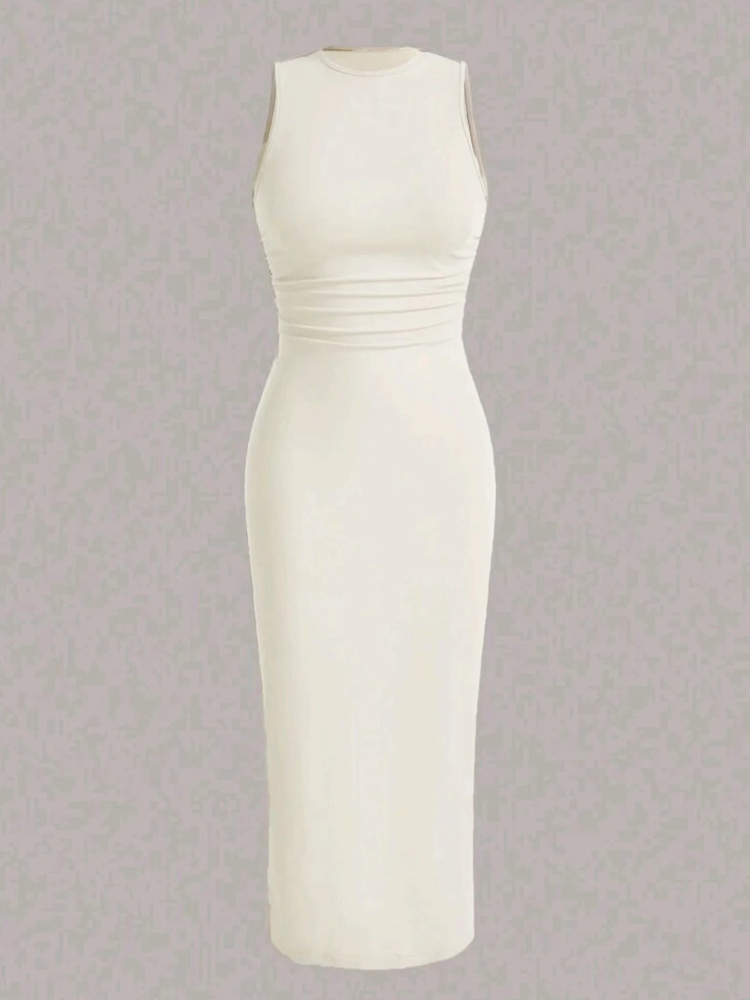 Kleid mit faltiger Taille für Frauen