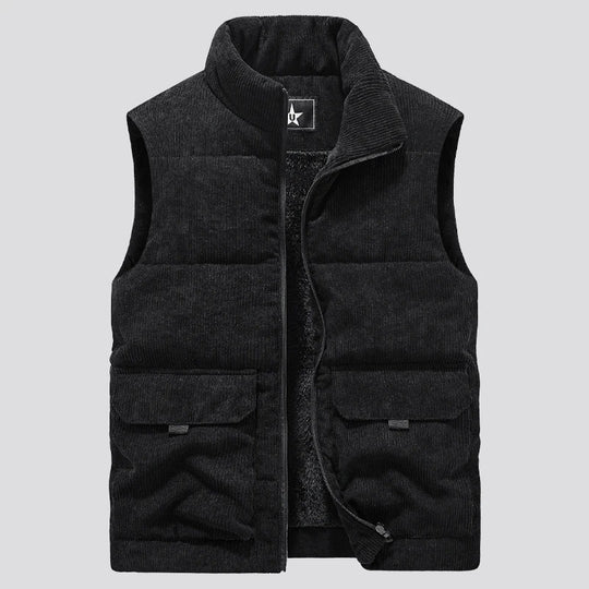 Warme Fleece-Weste für Männer