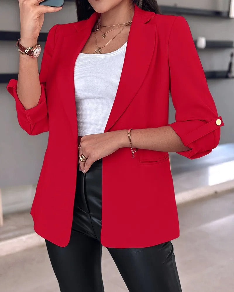 Damen Slim Cardigan Blazer