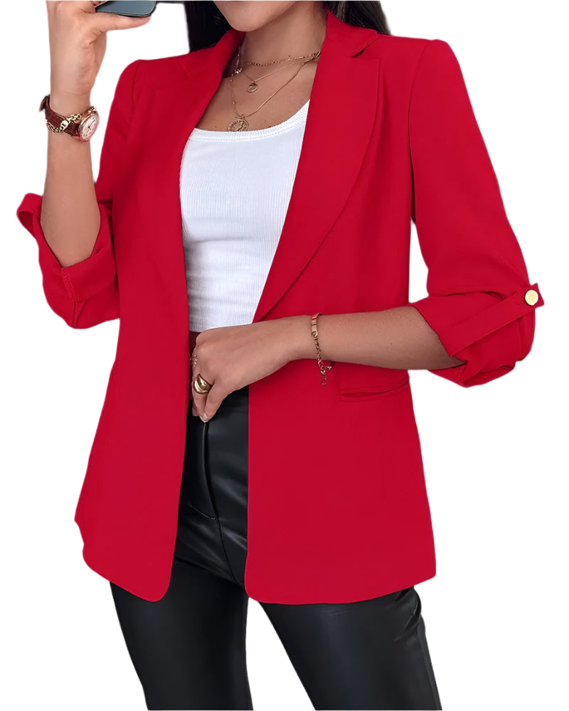Damen Slim Cardigan Blazer