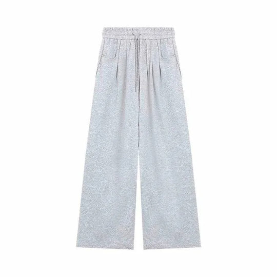 Lässige Damenhose mit weitem Bein