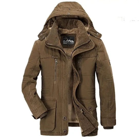 Thermojacke für Männer mit mehreren Taschen