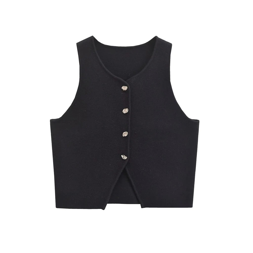 Kurz geschnittene Strickjacke für Damen