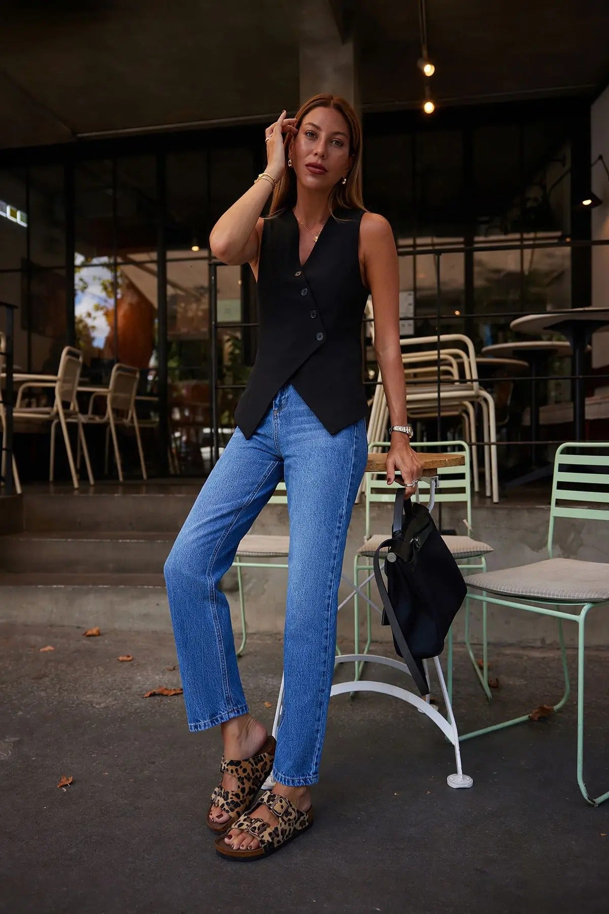 Gerade Denimhose für Damen