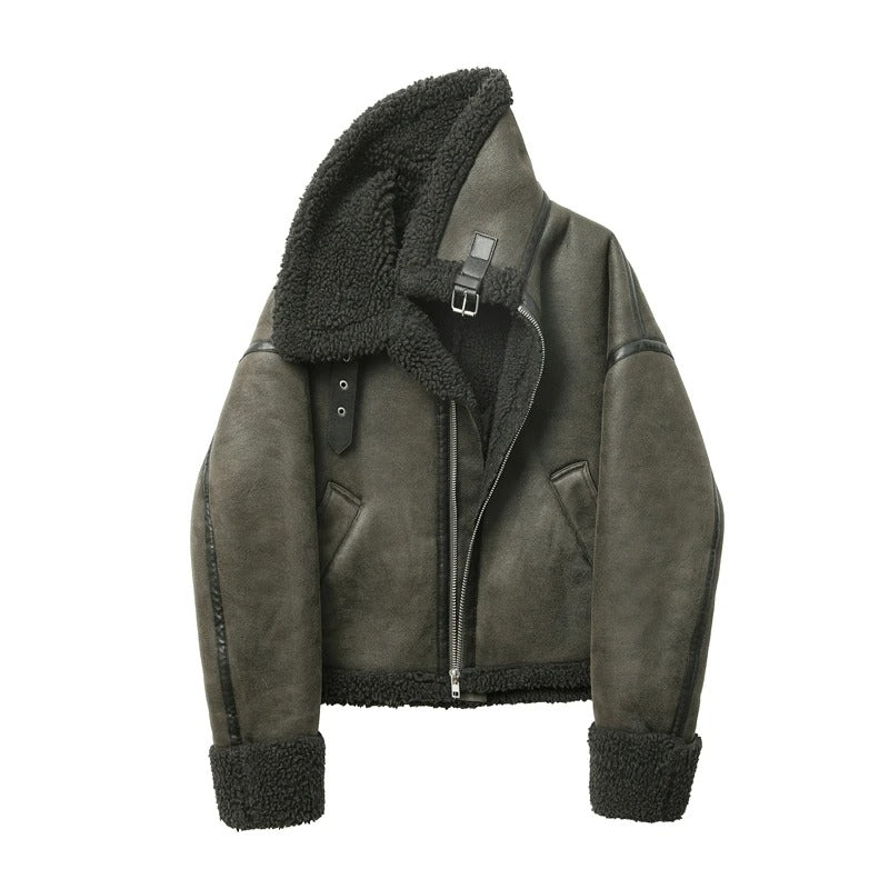 Doppelseitige Fleecejacke für Frauen