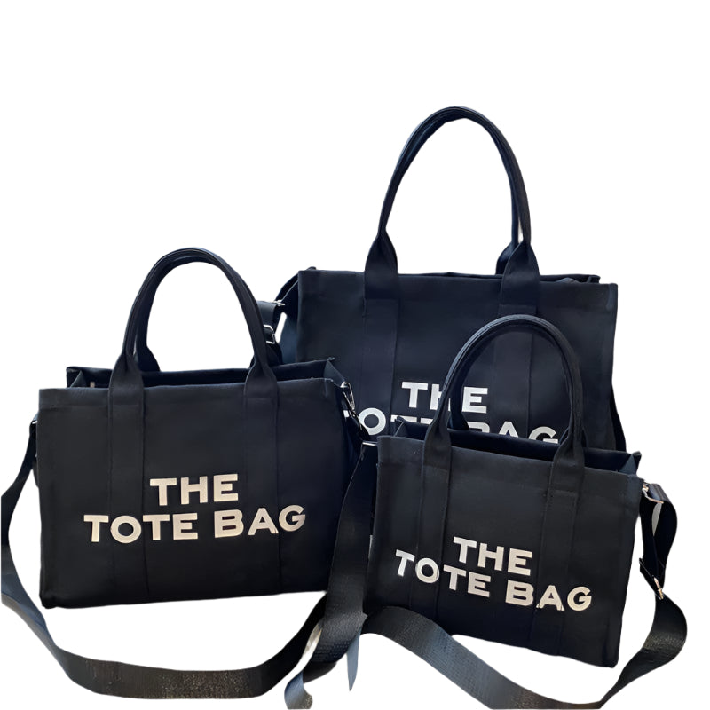 Damen Tragetasche Stilvoll Leinwand Minimalistisch Geräumig 1