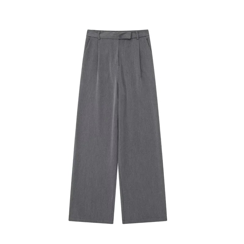Weite Hose mit hoher Taille für Frauen