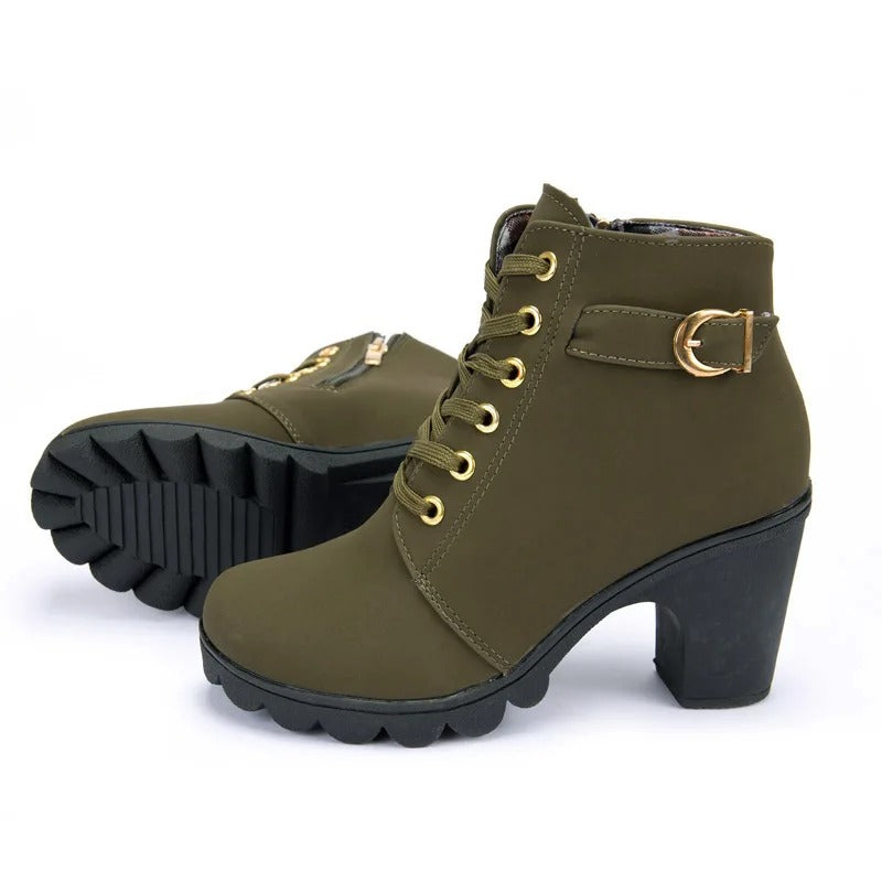 Damen-Pumpstiefel