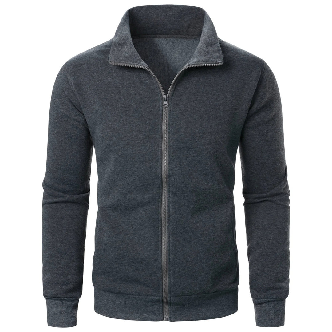 Freizeitjacke für Herren mit Stehkragen und Reißverschluss