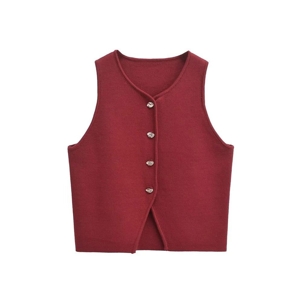Kurz geschnittene Strickjacke für Damen