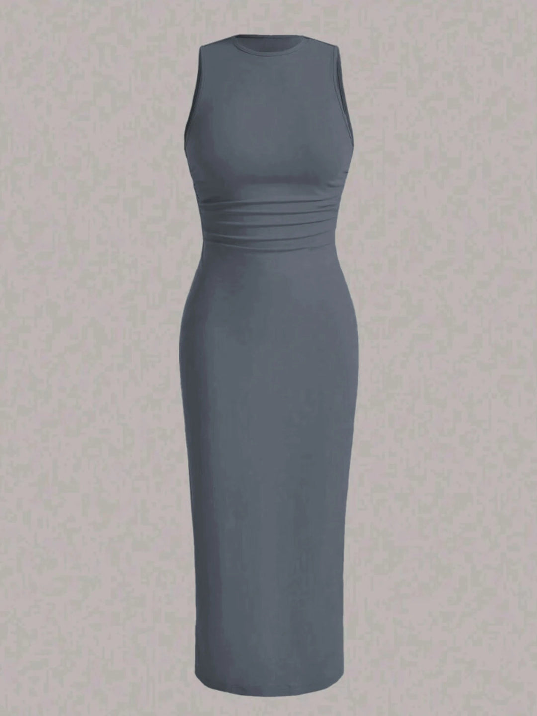 Kleid mit faltiger Taille für Frauen