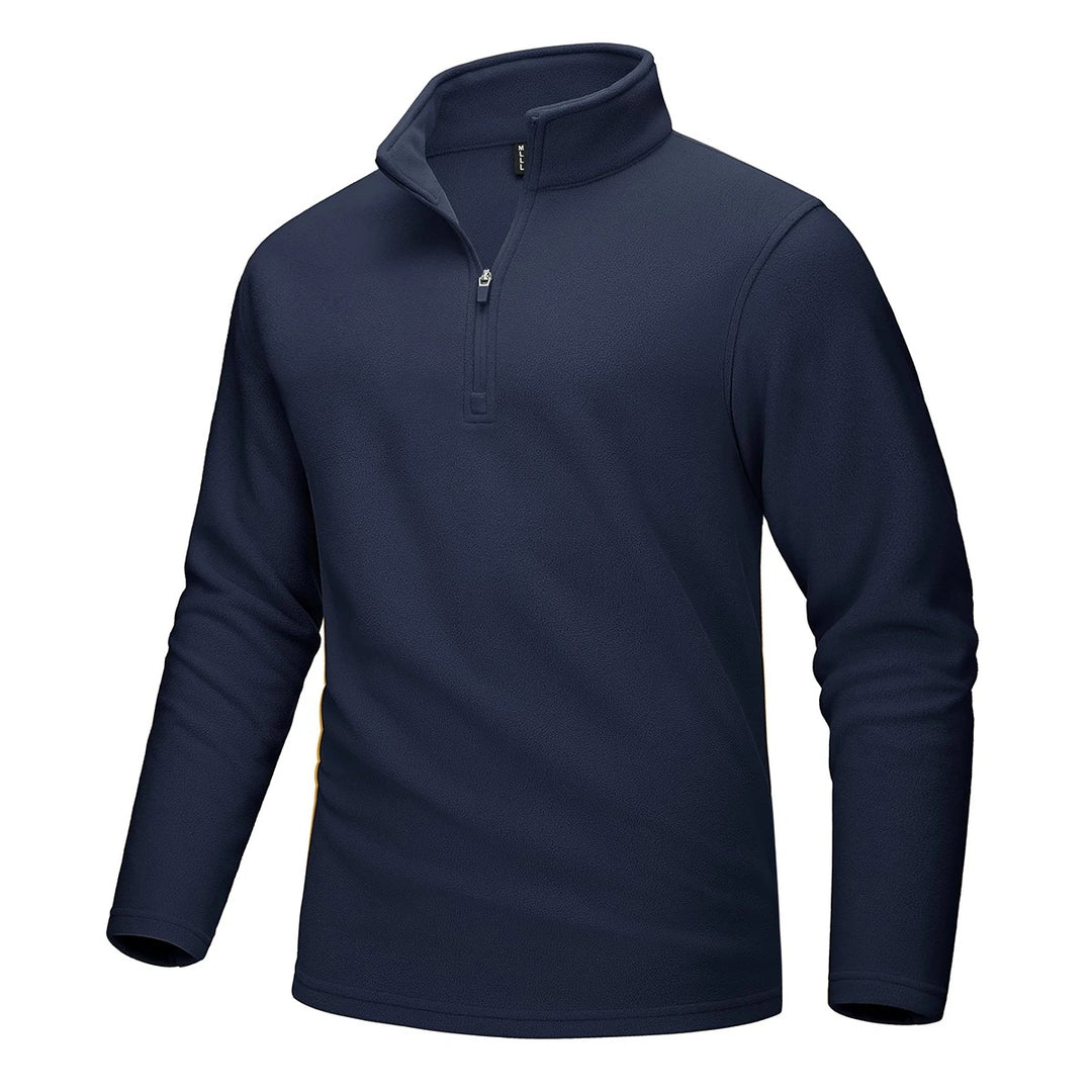 Fleece-Pullover mit halbem Reißverschluss für Männer
