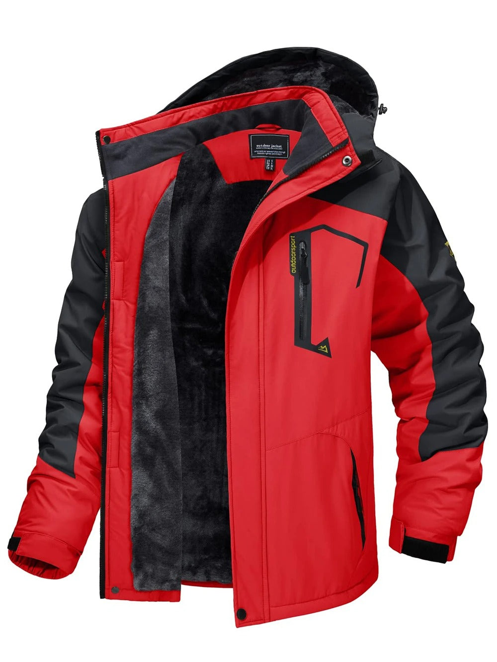 Heren Fleece Skijacke